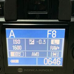 KONICA MINOLTA α Sweet DIGITAL SAL1855 レンズ 新品バッテリx2 正常動作品の画像