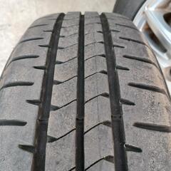 155/65R13　貨物用アルミ　タイヤ4本セット　No.99の画像