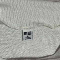 UNIQLO ソフトニットフリースタートルネック Lサイズの画像