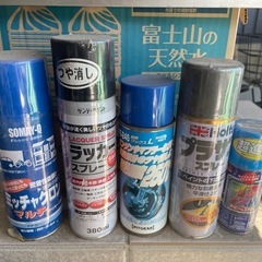 ミッチャクロン、ラッカースプレー、プラサフ他