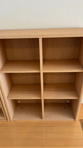 大塚家具 書棚 スライドオープン 小島工芸 90×110×30cm スライド本棚