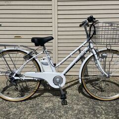 新品✨未使用 電動アシスト自転車 シマノ製6段変速 26インチ ...
