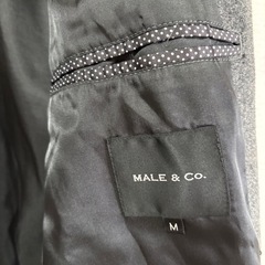 MALE＆Co. 冬用コート　Mサイズの画像