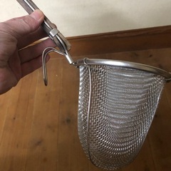 麺湯切りと穴あきお玉セット