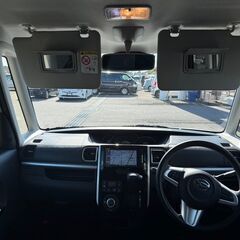 ダイハツ　タントカスタム　X　SAⅢ　車検R7.12年月まで　ナビ　ETC　Bluetooth　スライドドア　シートヒーターの画像