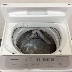 JT10089【Panasonic/パナソニック 6.0㎏洗濯機】2023年製 NA-F6B1 家電 洗濯 簡易乾燥付の画像