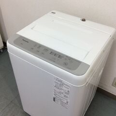 JT10089【Panasonic/パナソニック 6.0㎏洗濯機】2023年製 NA-F6B1 家電 洗濯 簡易乾燥付