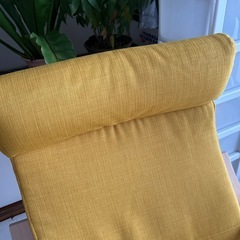 IKEA ポエング　オットマンの画像