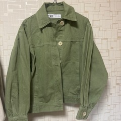 ZARA / カーキデニムジャケット