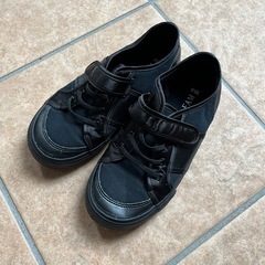 anyFAM エニファム　キッズシューズ 黒　入学式　20㎝