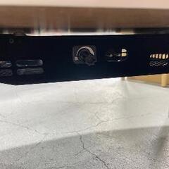 ★こたつテーブル★ローテーブル 木目調 ホワイト 楕円形 W90cm 折りたたみ可 シンプル オシャレ センターテーブル リビングの画像
