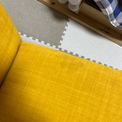 IKEA ポエング　オットマンの画像