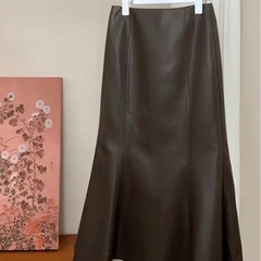 フェイクレザースカート
の画像