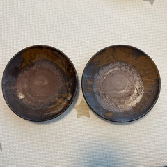 備前焼2皿　ほぼ未使用品