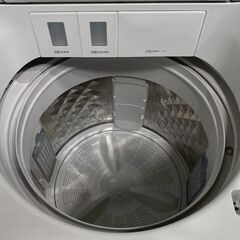2023年製 パナソニック 全自動洗濯機 Jコンセプト 8.0kg 次亜除菌コース 自動投入 NA-SJFA8K2 マットホワイト 中古家電 店頭引取歓迎 R9088の画像