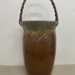 ☆値下げしました☆　信楽焼傘立て　中古品　美品の画像