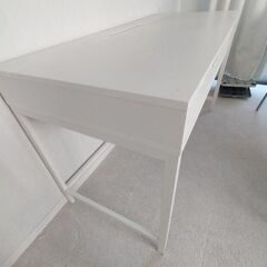 再値下げ！イケア ALEX アレクス デスク, ホワイト, 132x58 cmの画像