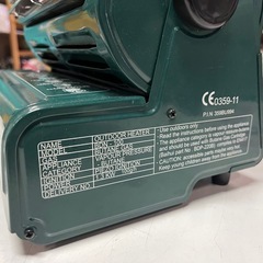 アウトドアヒーター BDN-100 屋外専用 カセットガスヒーター ポータブル キャンプ カセットストーブ 点火 動作確認済 中古美品 ④の画像