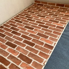 【お値下げ中】DIYしたい方を応援📣レンガ調壁紙！のりもセットでの画像