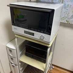 【2月17日または20日AM引取指定】　キッチンラック(トースターやレンジは付属していませんの画像