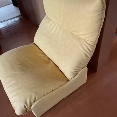 レザー1人用ソファ
の画像
