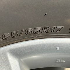 ブリヂストンブリザック、ランクルプラド純正ホイール付きの画像