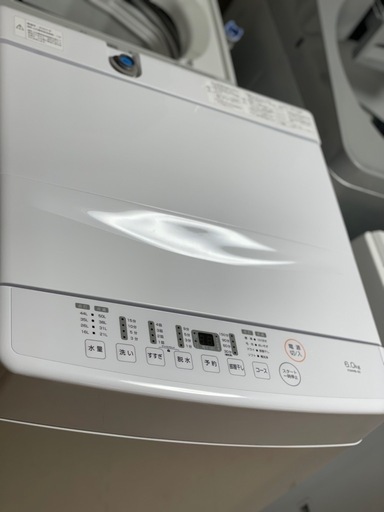 送料・設置込み可　洗濯機　6kg YAMAZEN 2023年【分解クリーニング済み】