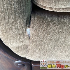 アシュレイ　2人掛けソファ アンティーク家具の画像