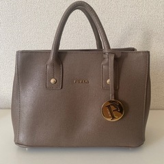 FURLA トートバッグ　グレー