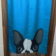 のれん　遮光　ボストンテリア