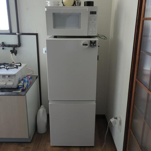無印良品　冷凍庫\u0026レンジ　セット