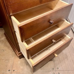 《売約済》【武蔵小山店】 【～4/14限定SALE！店内全品20%お値引き！】　 木製 ミドルチェスト サイドチェスト リビング 収納 チェスト 箪笥 引き出し 引出し 衣類の画像