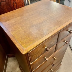 《売約済》【武蔵小山店】 【～4/14限定SALE！店内全品20%お値引き！】　 木製 ミドルチェスト サイドチェスト リビング 収納 チェスト 箪笥 引き出し 引出し 衣類の画像