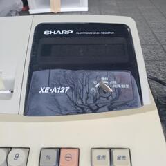 業務レジ SHARP XE-A127 電子レジスタ シャープの画像
