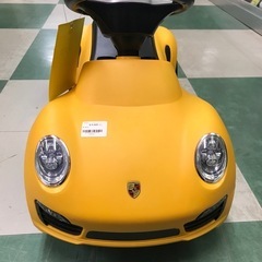 RASTAR ポルシェ　キッズカー　子供用　足蹴り式　足けり乗用　玩具　黄色　　ジャングルジャングル貝塚店　貝塚市　二色浜　リサイクルショップの画像