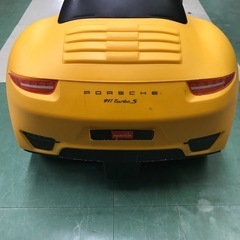 RASTAR ポルシェ　キッズカー　子供用　足蹴り式　足けり乗用　玩具　黄色　　ジャングルジャングル貝塚店　貝塚市　二色浜　リサイクルショップの画像