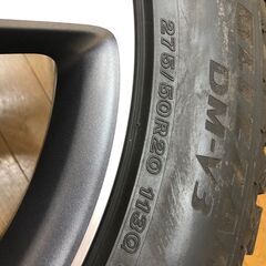 メルセデスベンツGLE450　20インチスタッドレスタイヤ＆純正アルミホイール　4本セット　ほぼ新品　傷なし美品の画像