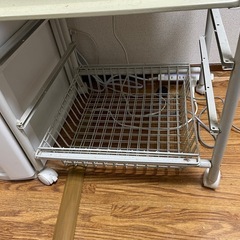 【2月17日または20日AM引取指定】　キッチンラック(トースターやレンジは付属していませんの画像