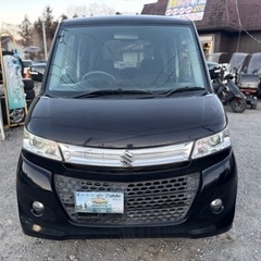 スズキ パレットSW★総額17.8万円★車検2年付 機関良好！片側パワスラ BTオーディオ スマキー2つ 純正アルミ 修復歴なし！の画像