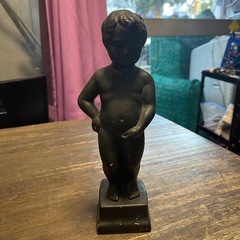 しょんべん小僧　置物　【リサイクルショップ道楽屋】