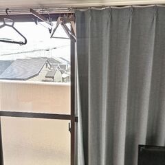 カーテン　ブルーグリーン　4枚セットの画像