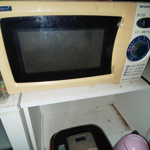 10年以上前の電子レンジ（ジャンク品）