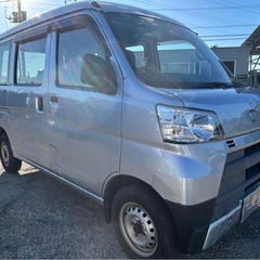【支払総額24.8万円】相場高騰中！h30年式ハイゼットカーゴ 車検2年付 修復歴なし iストップ ワンセグTV Bluetooth  高年式軽バンの画像
