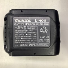 【中古工具】  Makita    充電器  バッテリー14.4V   の画像