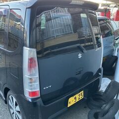 中古車　ワゴンＲ　スティングレー　黒　　車検 約１年６ヶ月付　すぐ乗れます　ナビ、ＥＴＣの画像