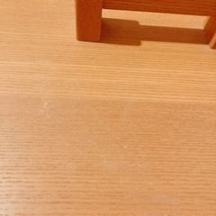 【まだ受付中】ベッドサイドテーブル ナイトテーブル 木目 コの字型♪ 早い者勝ちです✨✨の画像