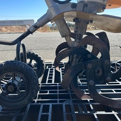 RYOBI カルチベータ 小型耕運機 2サイクル　RCVK-4250 ナタ爪　軽スタート　管理機　耕運機 家庭菜園 畑　リョービの画像