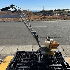 RYOBI カルチベータ 小型耕運機 2サイクル　RCVK-4250 ナタ爪　軽スタート　管理機　耕運機 家庭菜園 畑　リョービの画像