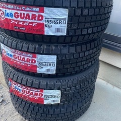 【取引完了】スタッドレスタイヤ 155/65R13 