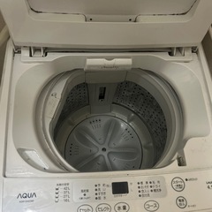 AQUA 洗濯機（お取り引き確定済み）
の画像